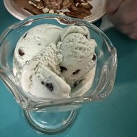 Chocolate chip mint ice cream  at Counter Culture in Austin