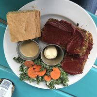 Lentil loaf at Counter Culture in Austin