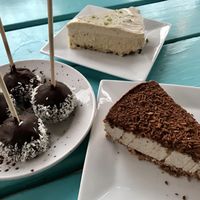 Key Lime Pie, Cheese Cake, Cake balls with coconut  at Counter Culture in Austin
