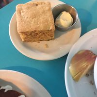 Jalapeño cornbread with butter at Counter Culture in Austin