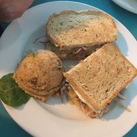 Reuben and potato salad at Counter Culture in Austin
