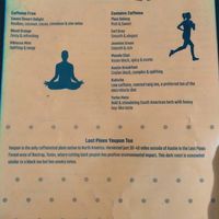 Menu at Counter Culture in Austin