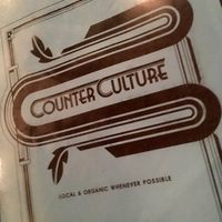 Menu at Counter Culture in Austin