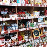 Inside the shop at Lulu Bio in Nagoya