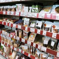 Inside the shop at Lulu Bio in Nagoya