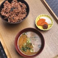 Soup set at Prana in Osaka