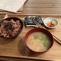 The "basic meal” set  at Prana in Osaka
