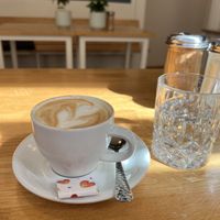 Cappuccino mit Soyamilch  at Kaffeerösterei Baum in Leer