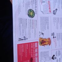 Menu part 5. at The Salutation in Tynemouth