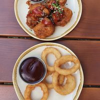 Onion Rings and Buffalo Wings at Bodhi in Ulm