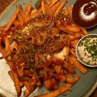 Süßkartoffel Pommes at Bodhi in Ulm