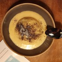 Dampfnudel with vanilla sauce #Veganuary at Bodhi in Ulm