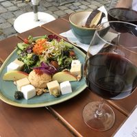 Of course with vine! Very delicious! at Bodhi in Ulm