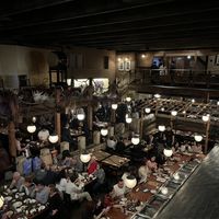  6pm on a Monday vibes   at Gonpachi - Nishiazabu in Tokyo