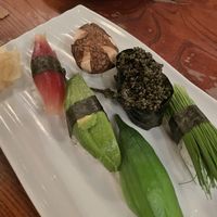 Sushi nigiri   at Gonpachi - Nishiazabu in Tokyo