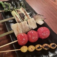 Kushikatsu mix  at Gonpachi - Nishiazabu in Tokyo