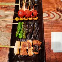 Veggies skewers at Gonpachi - Nishiazabu in Tokyo