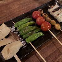 Skewer assortment   at Gonpachi - Nishiazabu in Tokyo