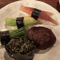 Assorted sushi   at Gonpachi - Nishiazabu in Tokyo