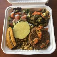 Plate of the day. Always vegan, delicious. at I Stronga in North Miami