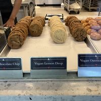 Vegan options  at Pacific Cookie Company in Santa Cruz
