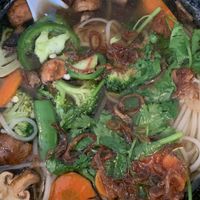 Vegan pho  at Beet and Basil in Ponderay