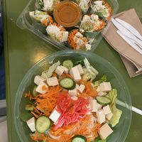 Spring rolls with tofu added at Health Nut in Sherman Oaks