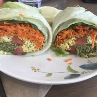 Tofu lettuce wraps! at Health Nut in Sherman Oaks