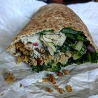 Falafel wrap at Mama Pita in Bridgewater