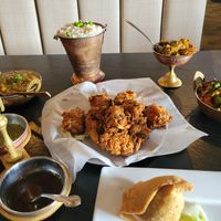 Amazing vegan spread!! at Tandoori Bites Indian Cuisine in Eureka