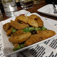 Spicy potatoes at Karlito's BB Mex in Tokushima