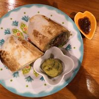 Vegan burritos at Karlito's BB Mex in Tokushima
