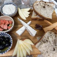 Cheese and pickle board  at Kashew Cheese Deli in Ho Chi Minh City
