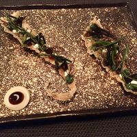 Pizza! - One of the incredible dishes in the 6 course vegan menu. at Taiko  in Amsterdam