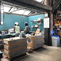 Stall front at Invoke in Dayton