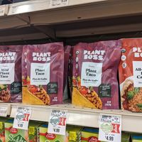 Taco vegan meat at Harmons in Orem
