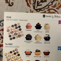 Vegan flavors  at Baked by Melissa in Garden City