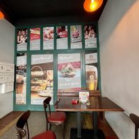 seating at Café Esspress in Bamberg