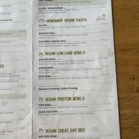 menu  at Kitchen Hub in Innsbruck