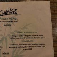 Happy Vegan in Vanuatu   at Cafe Vila in Port Vila