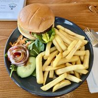 Vegan Burger  at Glencoe Mountain Resort in Ballachulish