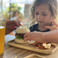 Bao bun  at Ve Cafe in Ibiza