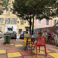terrace  at La Fougassine in Saint-maximin-la-sainte-baume