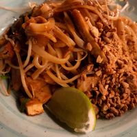 Vegan pad Thai with Heura and tofu at Thai Salou in Salou