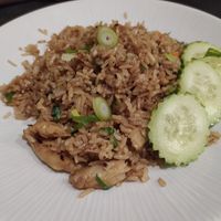 Kao Pad vegano (con heura) at Thai Salou in Salou