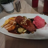 Vegan steak at Zeit & Raum in Nuremberg