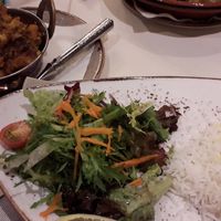 Vegan Dish, served with Rice. at Shiraz in Darmstadt