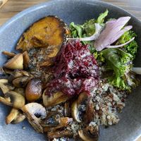 Vege bowl at The Deck in Forster
