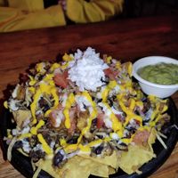 Pornachos at Café León in Bogota