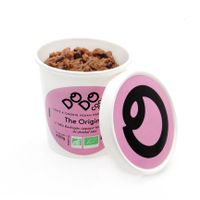 Pot of ready to bake cookie dough at Dodo Cookie Co in Paris